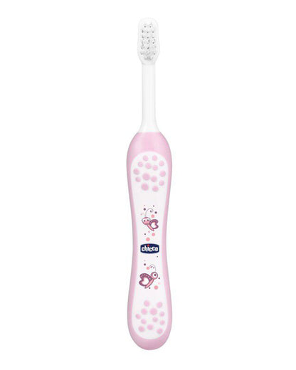 Chicco Baby Toothbrush-6 to 36M-Pink