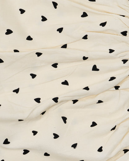 Baby Boo Ivory Billie Romper-Printed-Cotton-For Infants