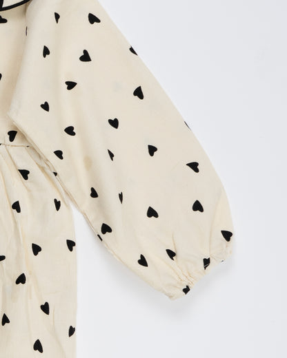 Baby Boo Ivory Billie Romper-Printed-Cotton-For Infants