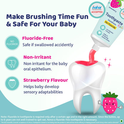 Chicco Baby Toothpaste Strawberry Flavour