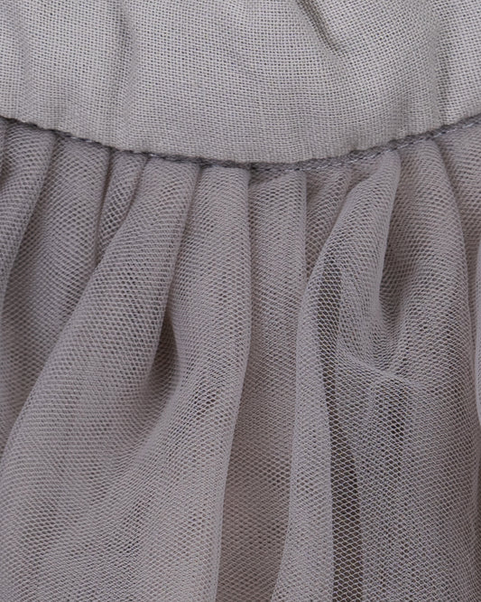 Baby Boo Light Grey Zaya Skirt Frock Dress-Tulle-For Infants