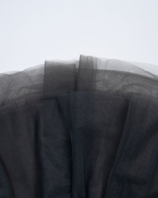 Baby Boo Black Zaya Skirt Frock Dress-Solid-Tulle-For Infants