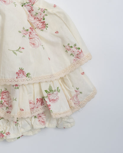 Baby Boo Ivory Aquila Top & Skirt Set-Printed-Cotton-For Infants