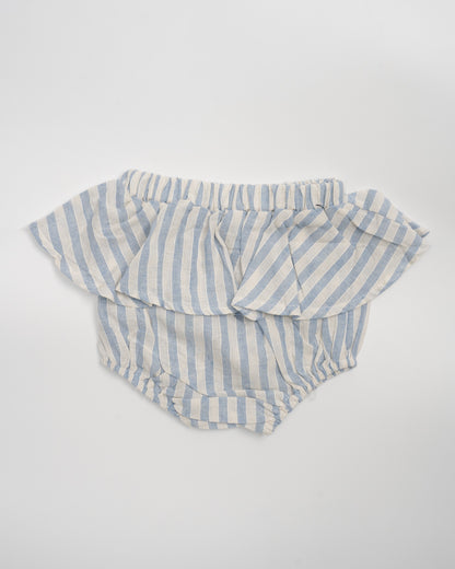 Baby Boo Blue Brenda Co ord Set-Printed-Cotton-For Infants