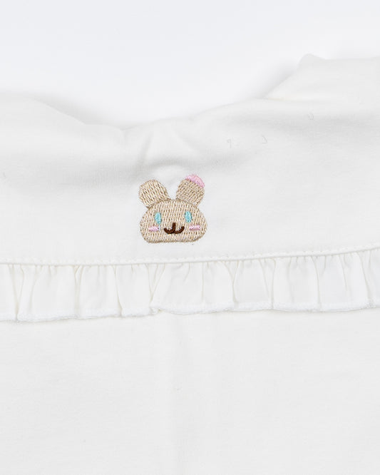 Baby Boo White Doe Top-Solid-Cotton-For Infants