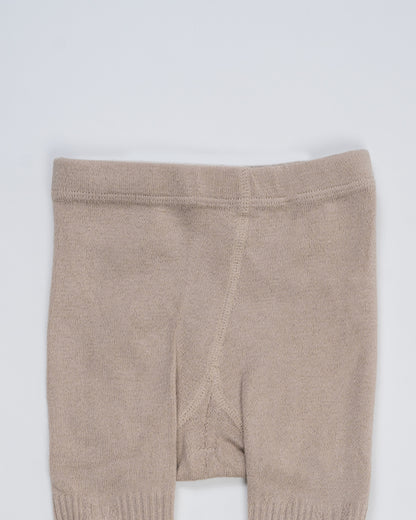 Baby Boo Beige Nina Winter Wear Stockings-Solid-Knitted Wool-For Infants