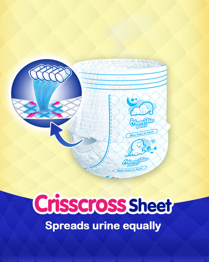 MamyPoko Standard Diaper Pants-L (9-14 Kg)-Crisscross Absorbent Sheet