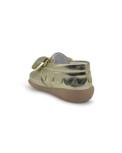 Kazarmax Golden Bow Slip On Bellies For Infants