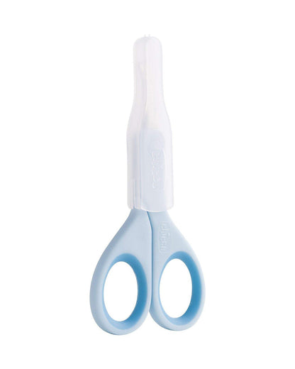 Chicco Baby Nail Scissors-With Rounded Tips-0M+-Blue