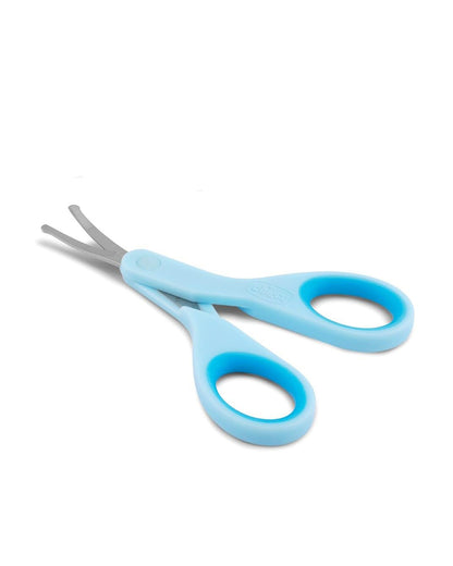 Chicco Baby Nail Scissors-With Rounded Tips-0M+-Blue