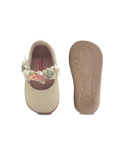 Kazarmax Sand Beige Gardenia Velcro Bellies For Infants