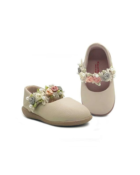 Kazarmax Sand Beige Gardenia Velcro Bellies For Infants