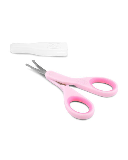 Chicco Baby Nail Scissors-With Rounded Tips-0M+-Pink