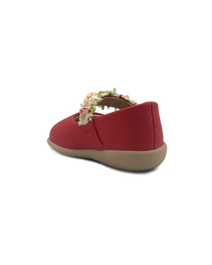 Kazarmax Maroon Red Gardenia Velcro Bellies For Infants