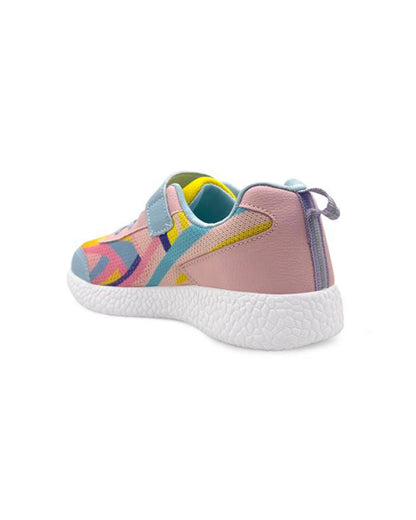 Kazarmax Multicolor Striped Velcro Shoes For Infants