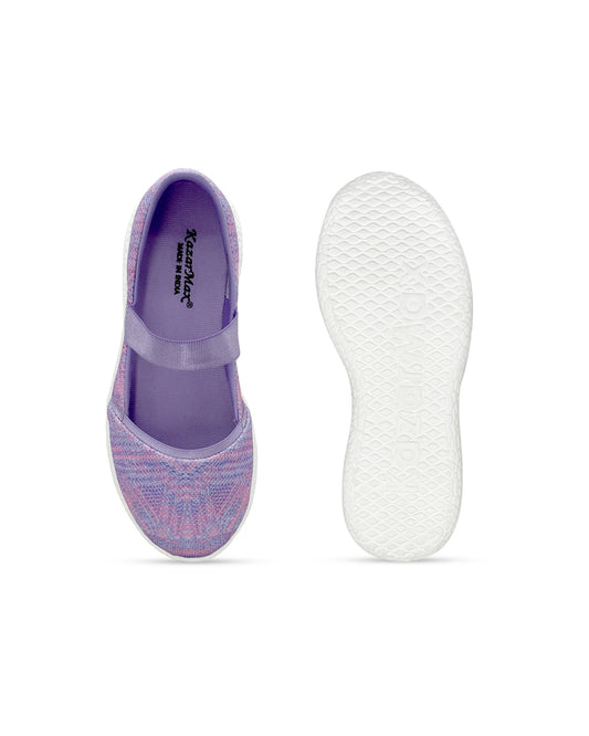 Kazarmax Purple Cotton Candy Slip On Bellies For Infants