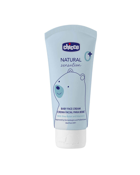 Chicco Natural Sensation Baby Face Cream-With Shea Butter & Vitamin E