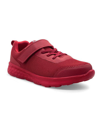 Kazarmax Red Sports Velcro Shoes For Infants