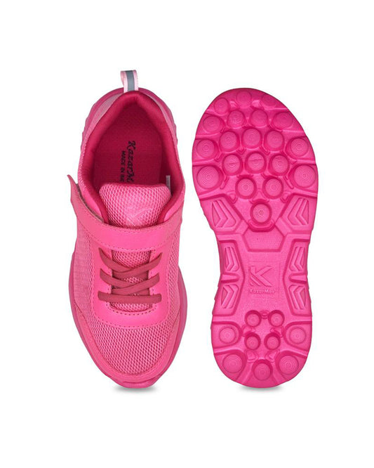 Kazarmax Pink Sports Velcro Shoes For Infants