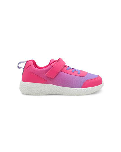 Kazarmax Pink & Blue Sports Velcro Shoes For Infants