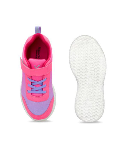 Kazarmax Pink & Blue Sports Velcro Shoes For Infants