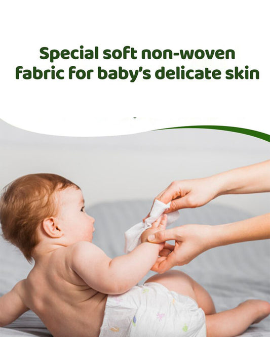 Chicco Soft Cleansing Baby Wet Wipes-With Aloe Vera & Chamomile