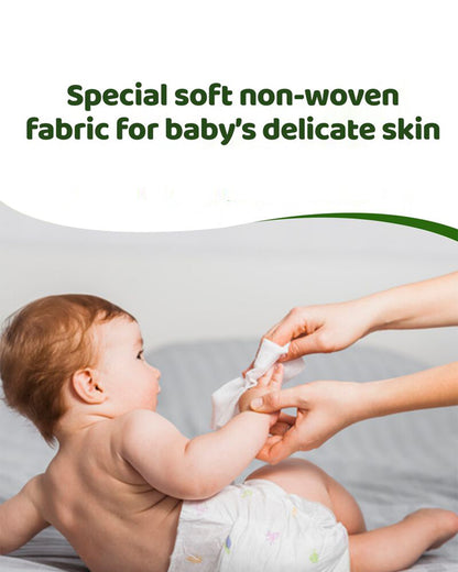 Chicco Soft Cleansing Baby Wet Wipes-With Aloe Vera & Chamomile