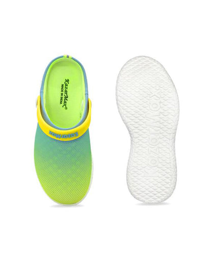 Kazarmax Yellow Wanderer Slip On Clogs For Infants