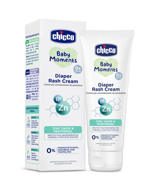 Chicco Baby Moments Diaper Rash Cream-With Zinc Oxide & Panthenol