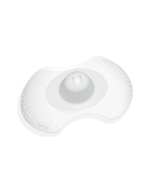 Chicco Skin-to-Skin New Nipple Shields Silicone-Size S to M-With Special Cuts-Pack of 2-For Breastfeeding Moms