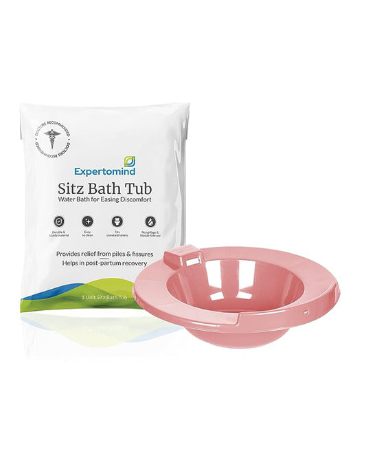 Expertomind Sitz Bath Tub-For Postpartum Recovery-Pink