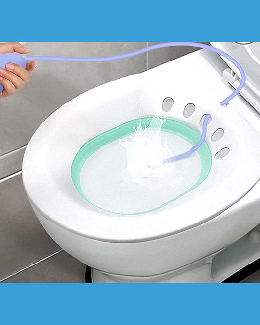 Expertomind Foldable Sitz Bath Tub-With Pressure Pump Fits-With