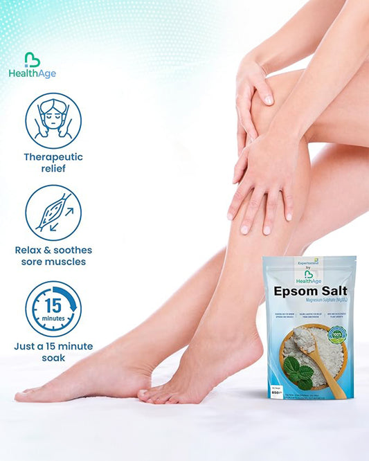 Expertomind By Healthage Epsom Salt-With Magnesium Sulphate-For Postpartum Relief