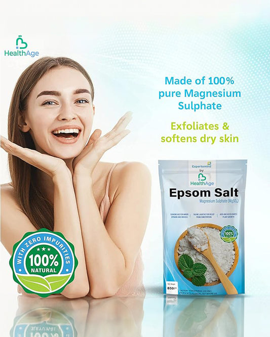 Expertomind By Healthage Epsom Salt-With Magnesium Sulphate-For Postpartum Relief