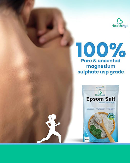 Expertomind By Healthage Epsom Salt-With Magnesium Sulphate-For Postpartum Relief