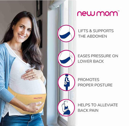 NewMom Maternity Binder-Maternity Support Belt-Eases Lower Back Pain During Pregnancy