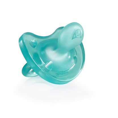 Chicco PhysioForma Soft Soother-With Ventillation Holes-Orthodontic-Blue-0 to 6M-Pacifier