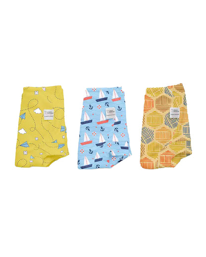 SuperBottoms Explorer Cloth Diapers-Padded Underwear-100% Cotton-Washable & Reusable-Pack of 6