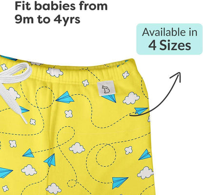 SuperBottoms Fly High Diaper Pants-100% Cotton-With Padded Underwear-12 to 24M