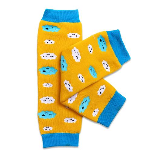 SuperBottoms Yellow Legwarmer-Printed-Cotton Blend-For Infants