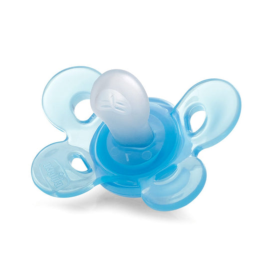 Chicco PhysioForma Comfort Soother-With Sterilizing Case-Orthodontic-Blue-0 to 6M-Pacifier