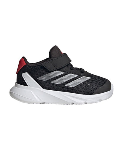 Adidas Black Duramo SL EL I Velcro Shoes For Infants