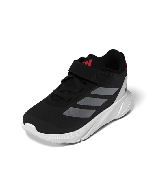 Adidas Black Duramo SL EL I Velcro Shoes For Infants