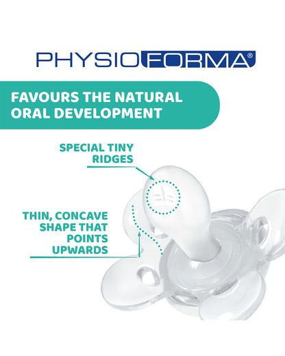 Chicco PhysioForma Comfort Soother-With Sterilizing Case-Orthodontic-Pink Lumi-16 to 36M-Pacifier