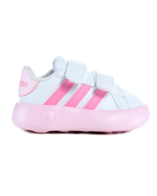 Adidas Pink Grand Court 2.0 CF I Velcro Shoes For Infants