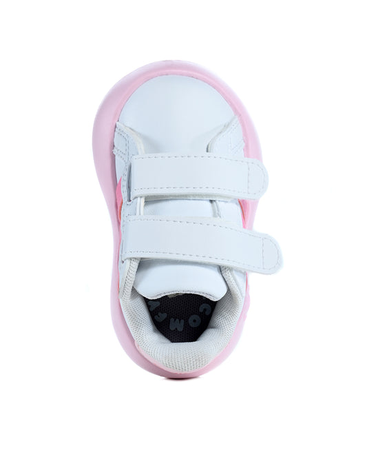 Adidas Pink Grand Court 2.0 CF I Velcro Shoes For Infants