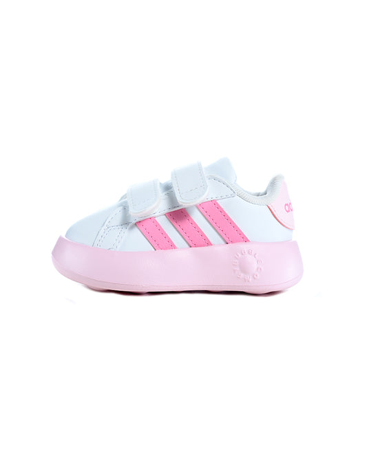 Adidas Pink Grand Court 2.0 CF I Velcro Shoes For Infants