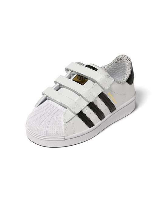 Adidas White Superstar CF I Velcro Shoes For Infants