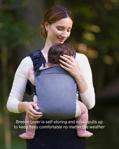 Nuna Cudl Clik Baby Carrier-4 Carry Positions-Innovative Leg Openings-For 0 to 3Y (Upto 16Kg)-Caviar