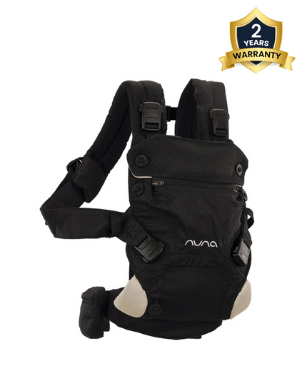 Nuna Cudl Clik Baby Carrier-4 Carry Positions-Innovative Leg Openings-For 0 to 3Y (Upto 16Kg)-Caviar